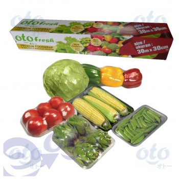OTO Fresh Plastik Wrapping Pembungkus Makanan Food Wrap 30m x 30cm