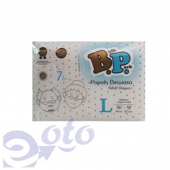 BP Adult Diapers / Popok Dewasa model Lem Perekat ukuran L - isi 7