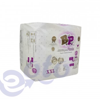 BP Diapers Adult Pants / Popok Dewasa model Celana size XXL isi 8 BP Diapers Adult Pants / Popok Dewasa model Celana size XXL isi 8