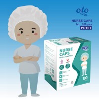 OTO Nurse Caps Hair Net / Pelindung Rambut - 100 pcs
