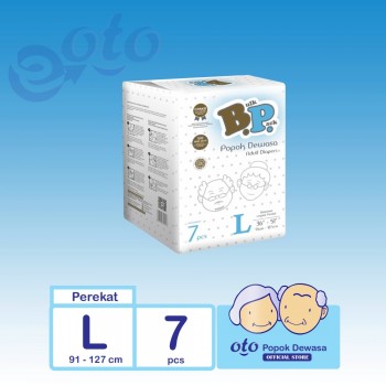 BP Adult Diapers / Popok Dewasa model Lem Perekat ukuran L - isi 7