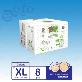 BP Diapers Adult Pants / Popok Dewasa model Celana size XL isi 8