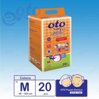 OTO Diapers PANTS / Lampin Popok Dewasa model Celana ukuran M - isi 20