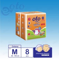 OTO Diapers Adult Pants / Popok Dewasa model Celana Uk M - isi 8 pcs