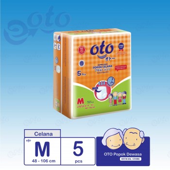 OTO Diapers Adult Pants / Popok Dewasa model Celana size M isi 5 pcs