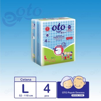 OTO Diapers Adult Pants / Popok Dewasa model Celana size L isi 4 pcs