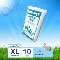 UNIPET Underpad Perlak Alas Kandang Hewan Peliharaan uk 60 x 90 cm 10pcs