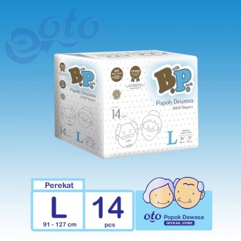 BP Adult Diapers / Popok Dewasa model Lem Perekat ukuran L - isi 14