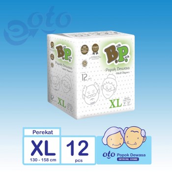 BP Adult Diapers / Popok Dewasa model Lem Perekat ukuran XL - isi 12 pcs