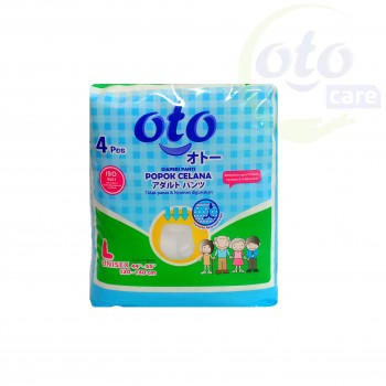 OTO Diapers Adult Pants / Popok Dewasa model Celana size L isi 4 pcs